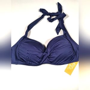Kona Sol Bikini navy top size L